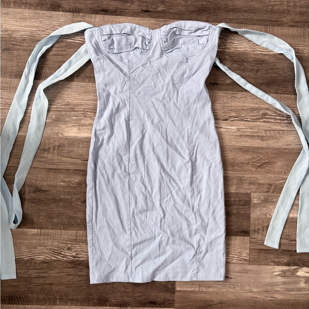 H&M Light Blue Mini Dress